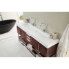 Columbia Coffee Oak 72" Double (Vanity Only Pricing)